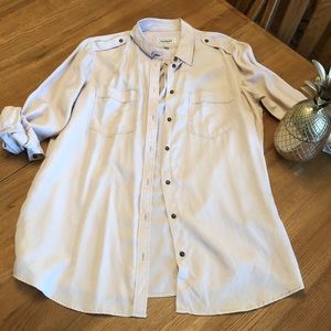 Express Dusty Rose Button Down